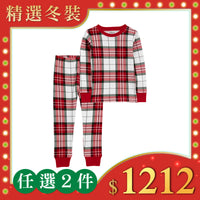 Carter's 聖誕格紋2件組套裝(2T-5T)