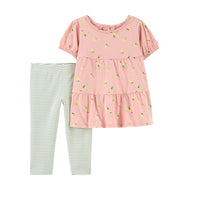 Carter's elegant pink princess 2-piece set (9M-24M)