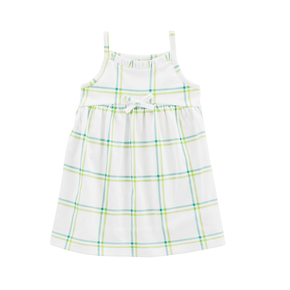 Carter's elegant plaid beauty sleeveless dress (6M-24M)