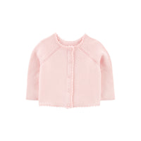 Oshkosh Pink Princess Knitted Jacket (12M-24M)