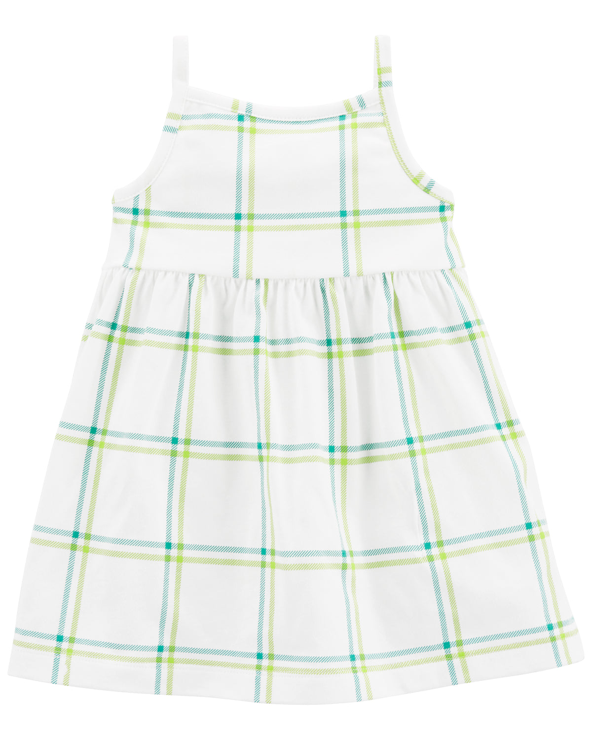 Carter's elegant plaid beauty sleeveless dress (6M-24M)