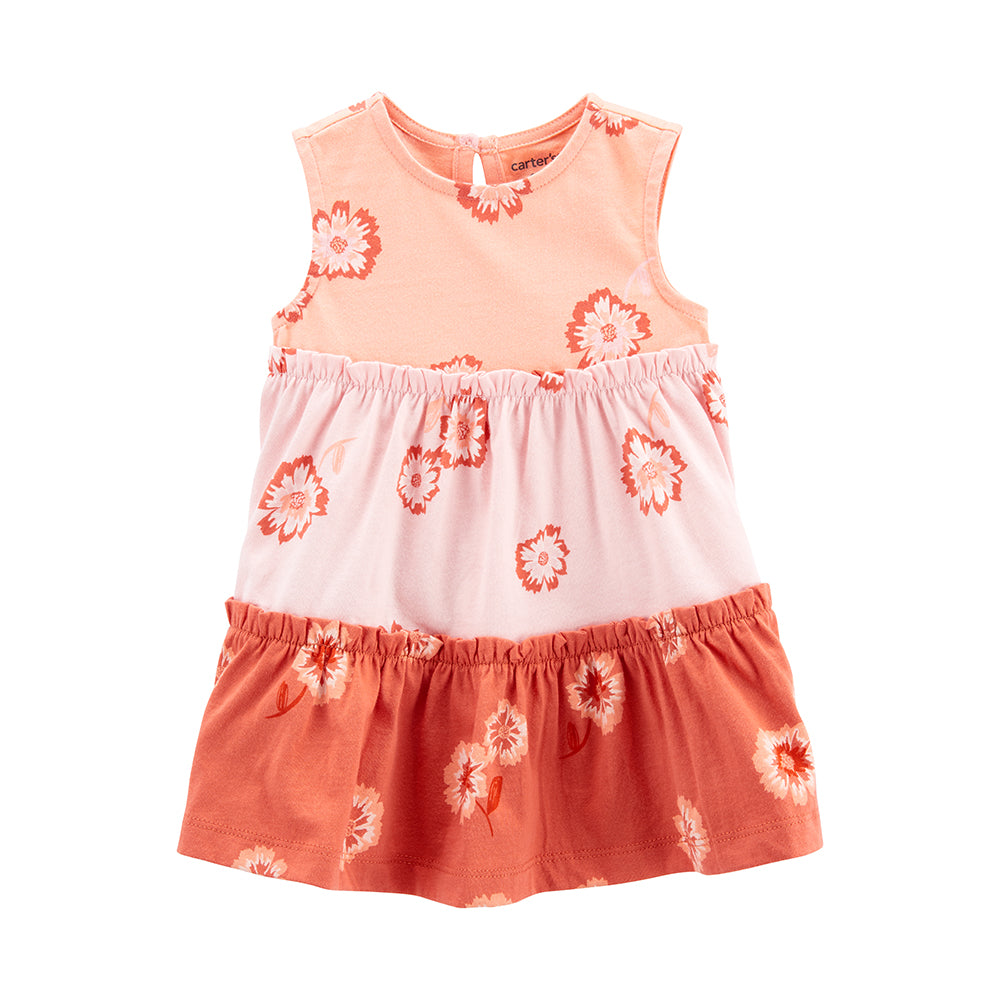 Carter's country orange flower 2-piece set (6M-24M)