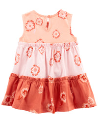 Carter's country orange flower 2-piece set (6M-24M)