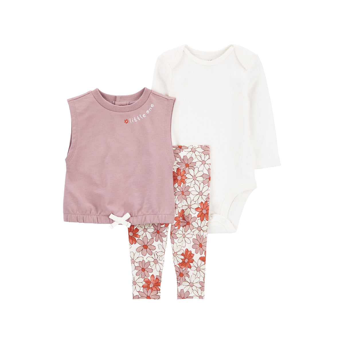 Carter's Pink Garden 3-piece set (6M-24M)