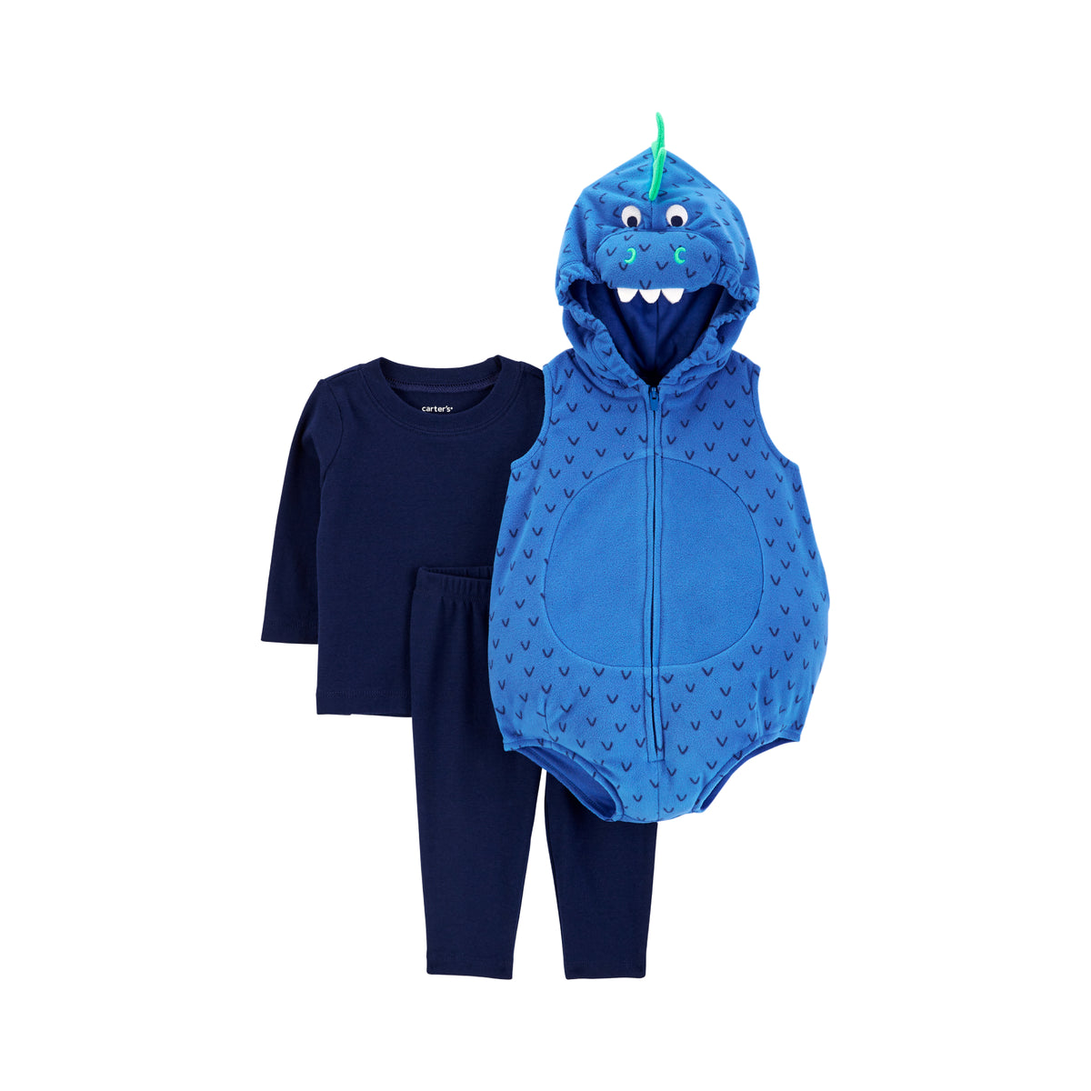 Carter's Blue Dinosaur 3-piece set (12M-24M)