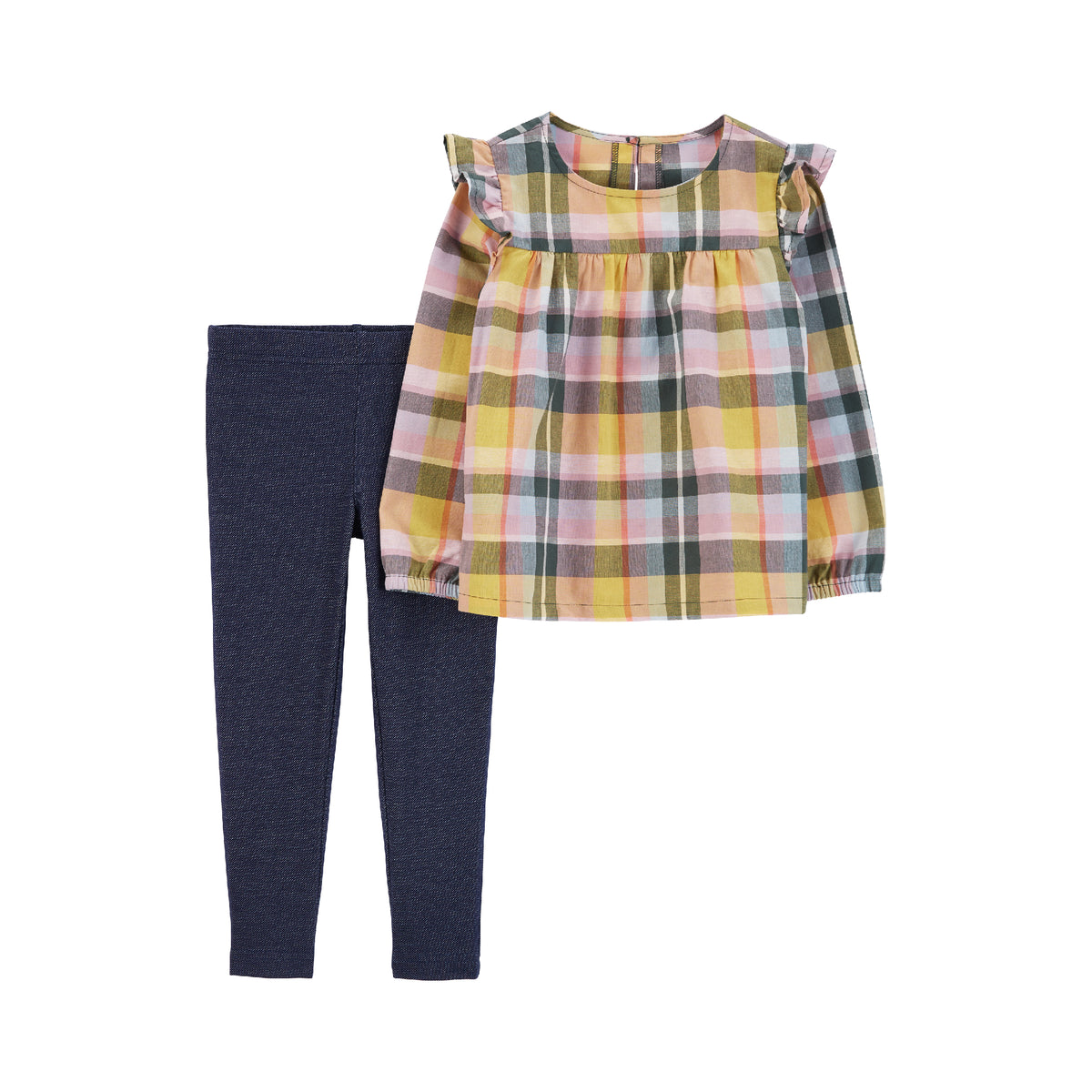 Carter's cute plaid 2-piece set (6M-24M)