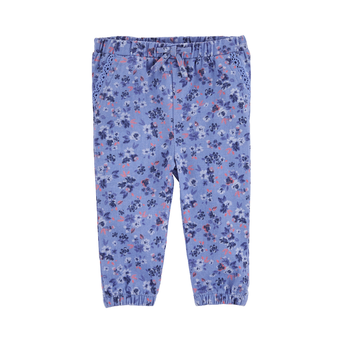 OshKosh white dot blue trousers (12M-24M)