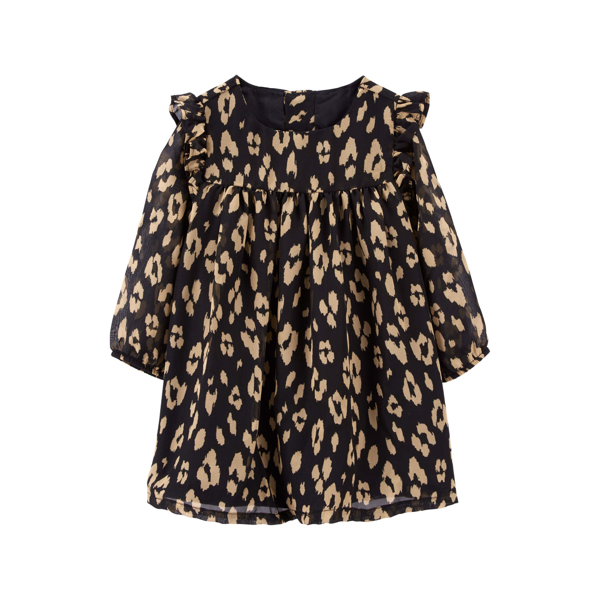 Carter's black floral dress (6M-24M)