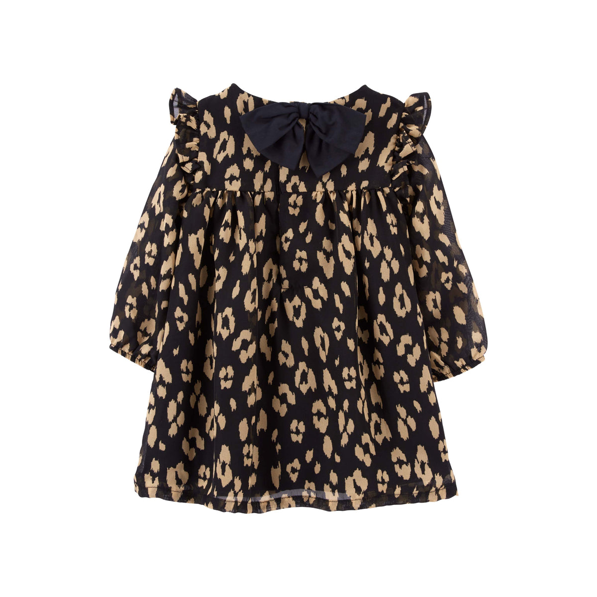 Carter's black floral dress (6M-24M)