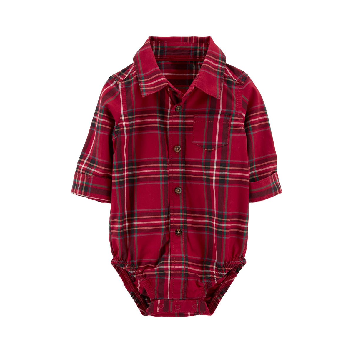 Carter's red plaid style 2-piece set (6M-24M)-2