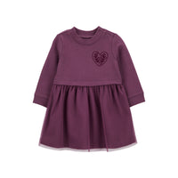 Carter's Violet Love Graffiti Dress (6M-24M)