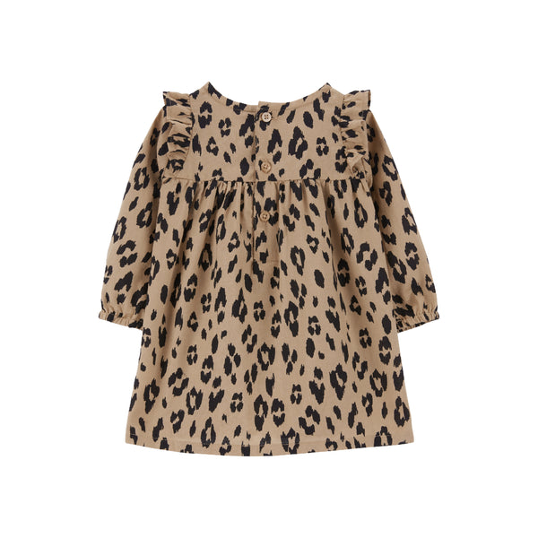 Carter's unique leopard print dress (6M-24M)