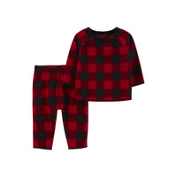 Carter's Passionate Red Plaid 2-piece Set (6M-24M)