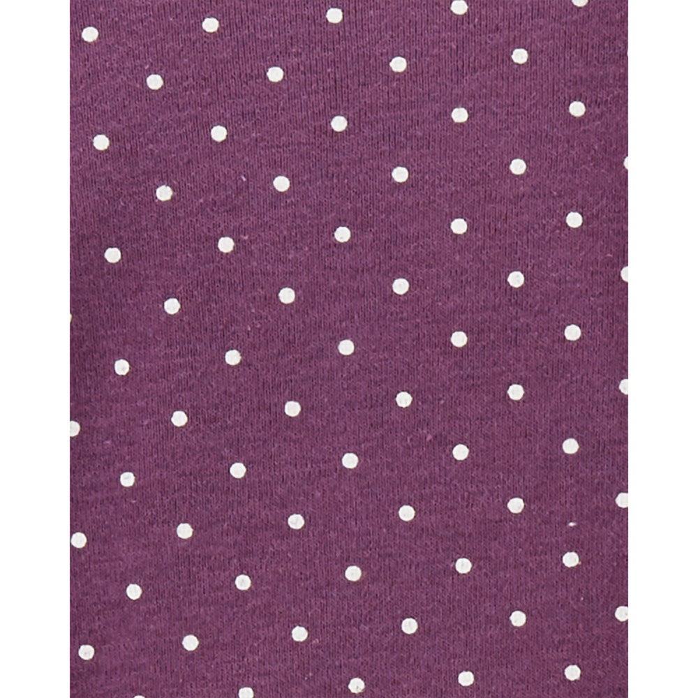 Carter's 紫花白霞4件組包屁衣(6M-24M)