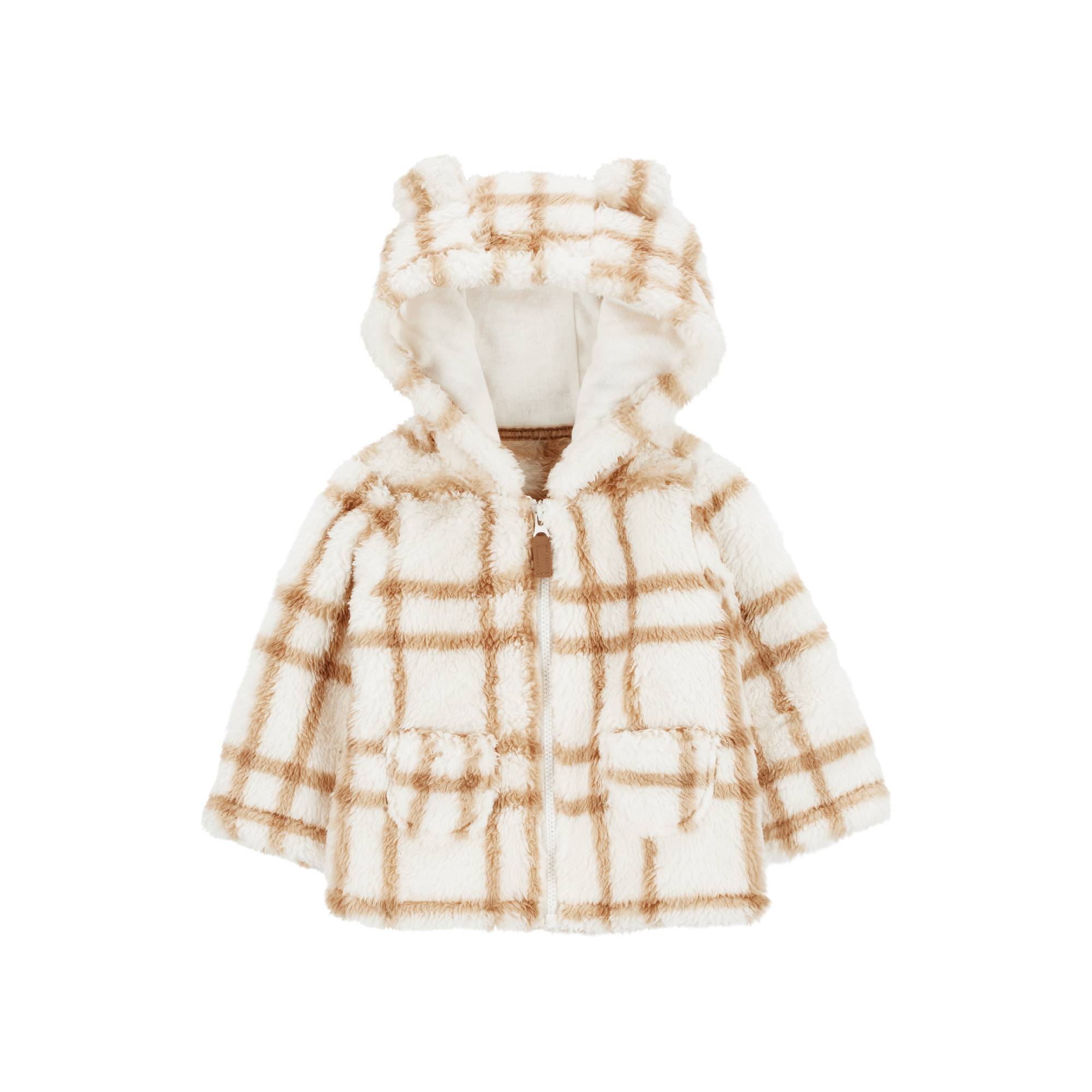 Carter plaid sale teddy coat