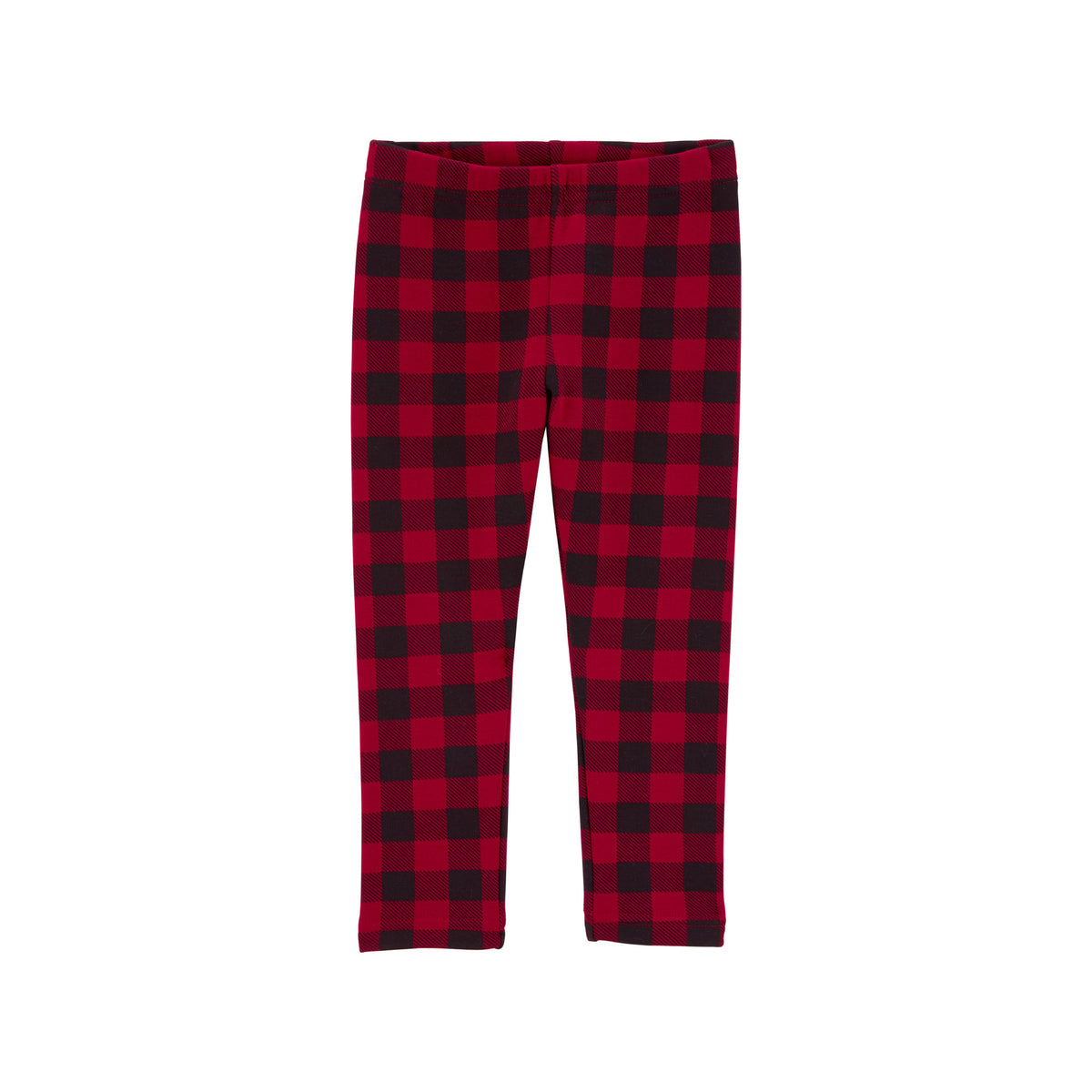 Carter's red and black plaid inner pants (6M-24M)