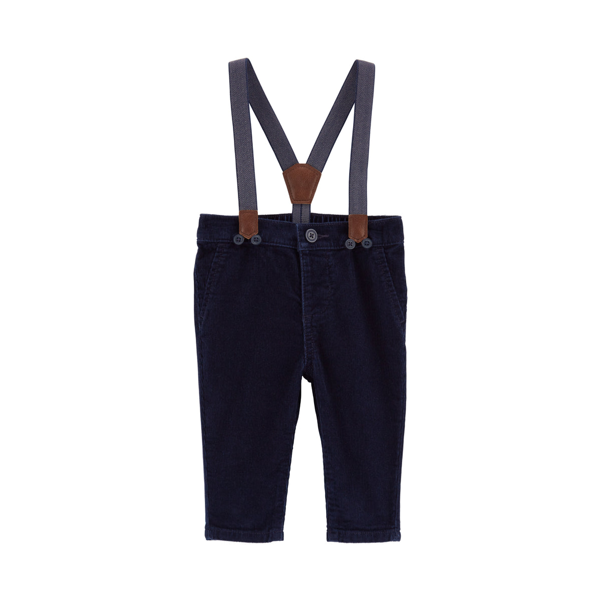 OshKosh Blue Sky Denim Time Suspenders (6M-24M)