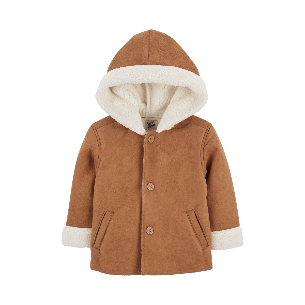 OshKosh caramel coffee jacket (6M-24M)