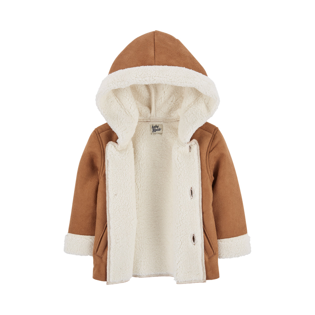 OshKosh caramel coffee jacket (6M-24M)