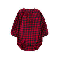 OshKosh red style baggy top (6M-24M)