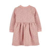 Carter's pink leopard print dress (6M-24M)