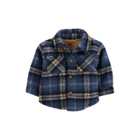 Carter's British style blue plaid jacket (6M-24M)