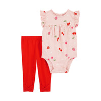 Carter's Cherry and Strawberry 2-piece set (6M-24M)