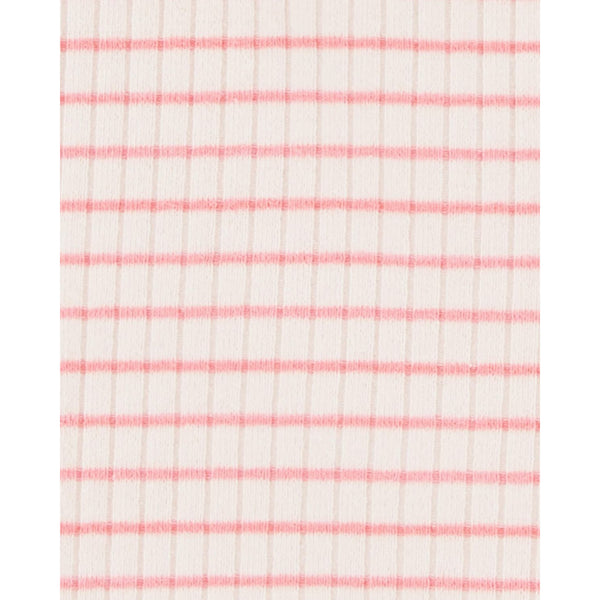 Carter's pink and white striped 2-piece set (6M-24M)