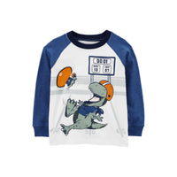 Carter's Dinosaur is a football player top (2T-5T)