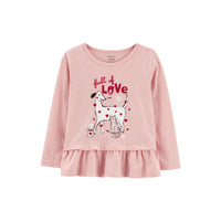 Carter's Love-filled Valentine's Day Top (2T-5T)
