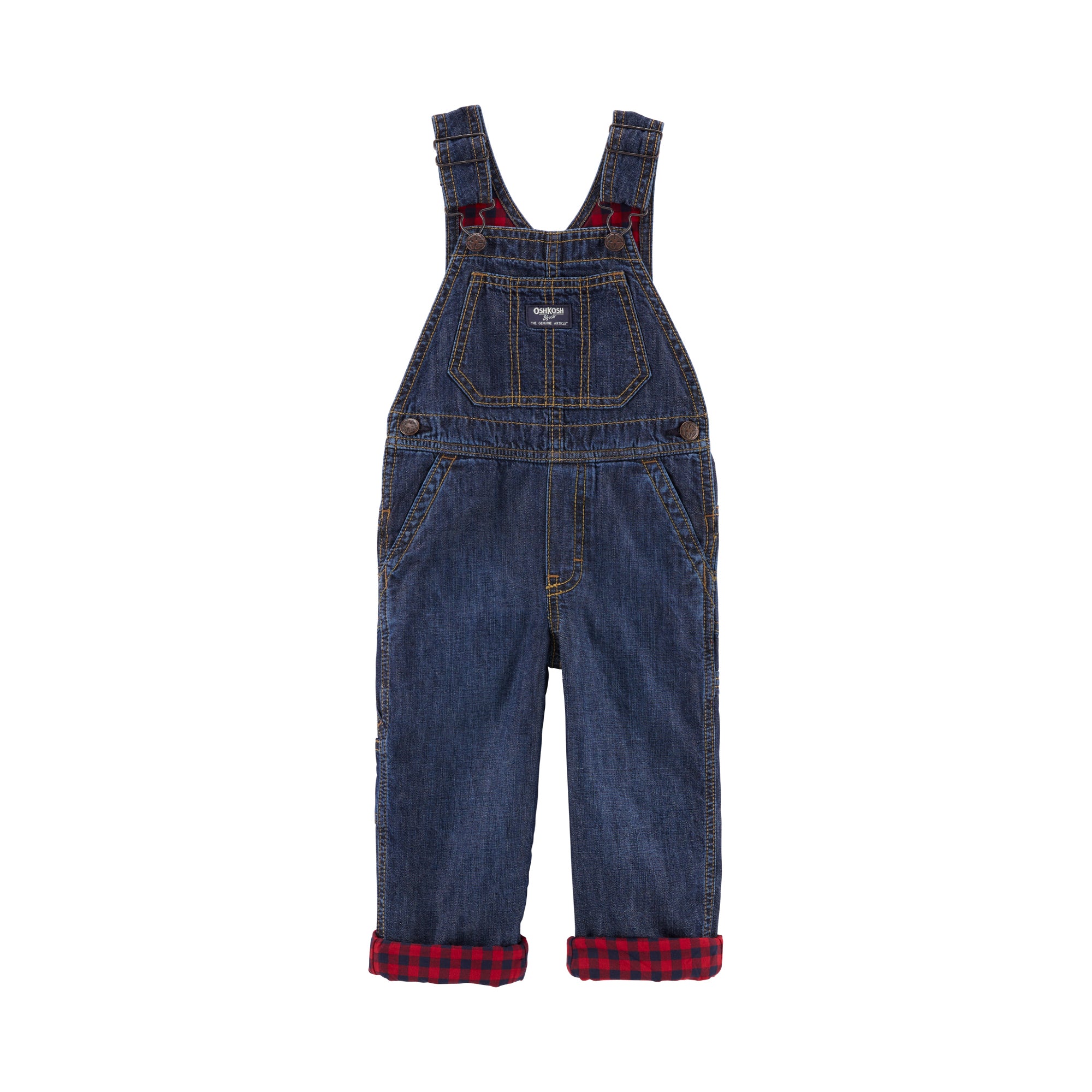 OshKosh red heartfelt denim suspenders (2T-5T) – Carter's｜Oshkosh