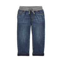 OshKosh dark blue and gray drawstring trousers (2T-5T)