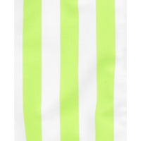 Carter's green striped playful swimsuit (2T-5T)