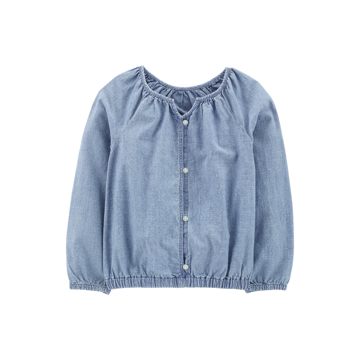 Carter's gentle aqua top (6-8)