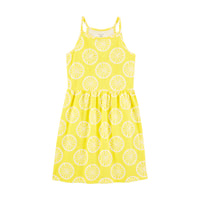 Carter's 黃色檸檬洋裝(6-8)