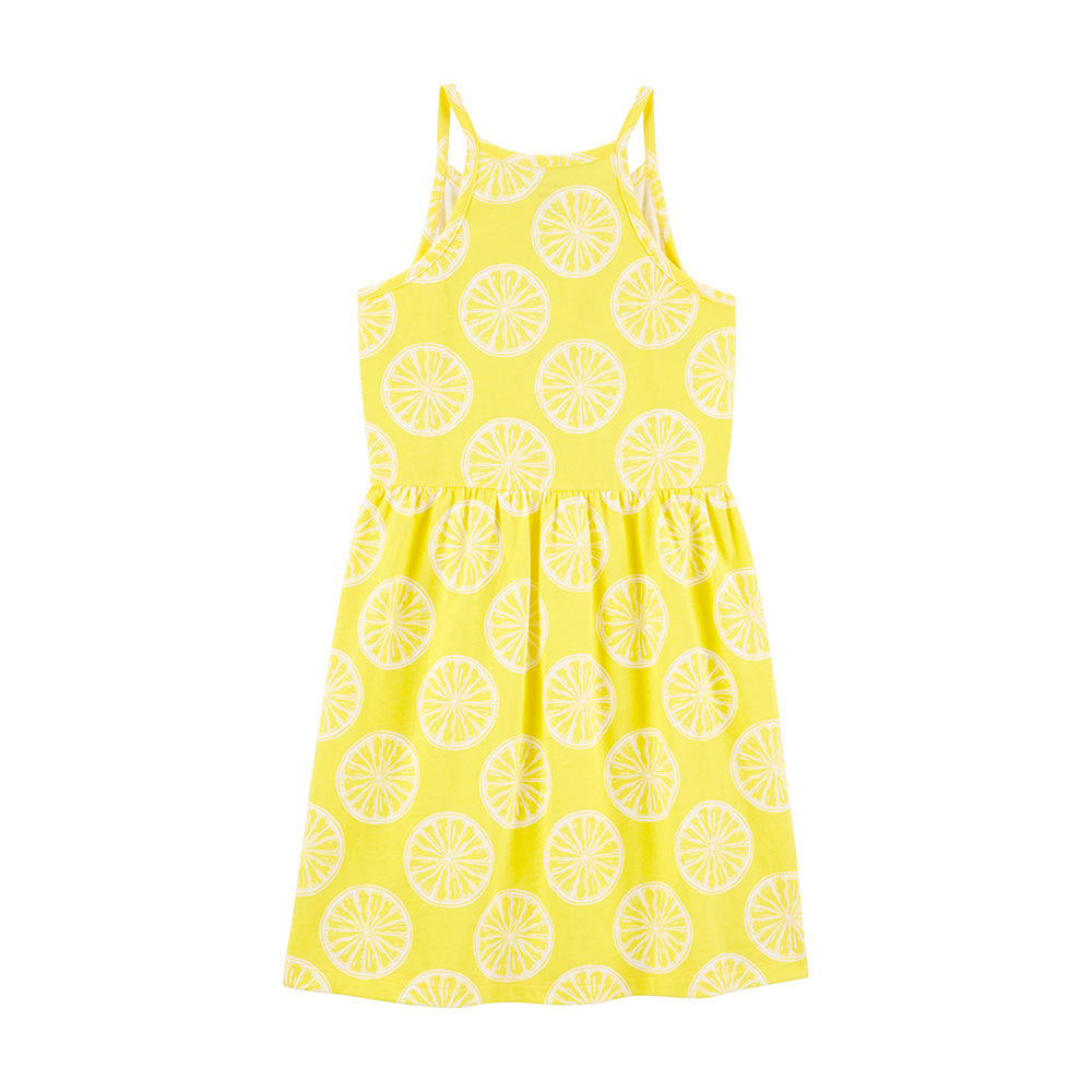 Carter's 黃色檸檬洋裝(6-8)