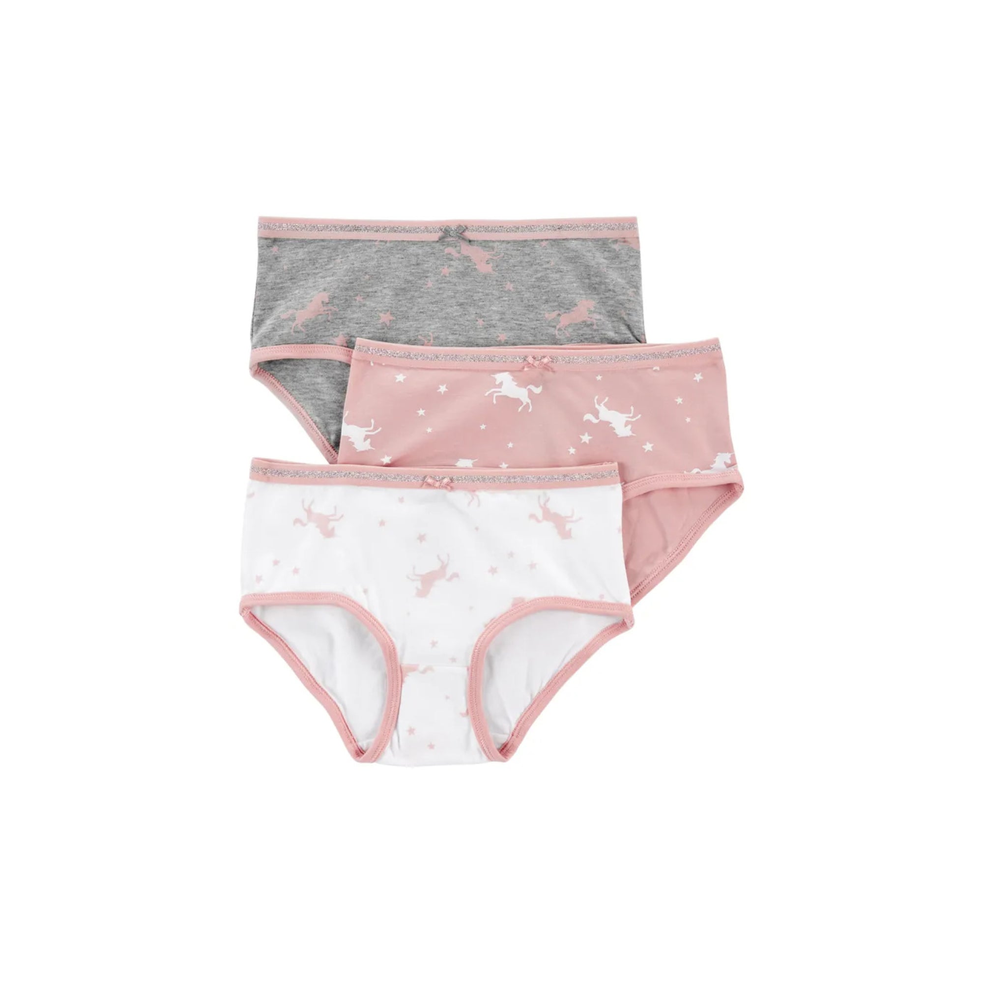 Carter's Fantasy Unicorn 3-piece set of underwear (2T-8T