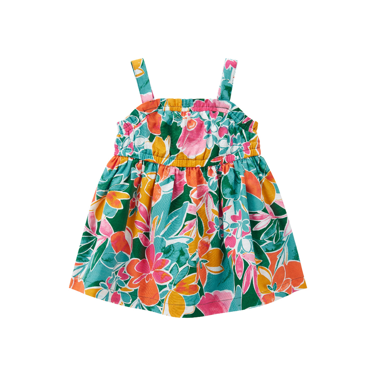 Carter's nostalgic floral sleeveless dress (6M-24M)