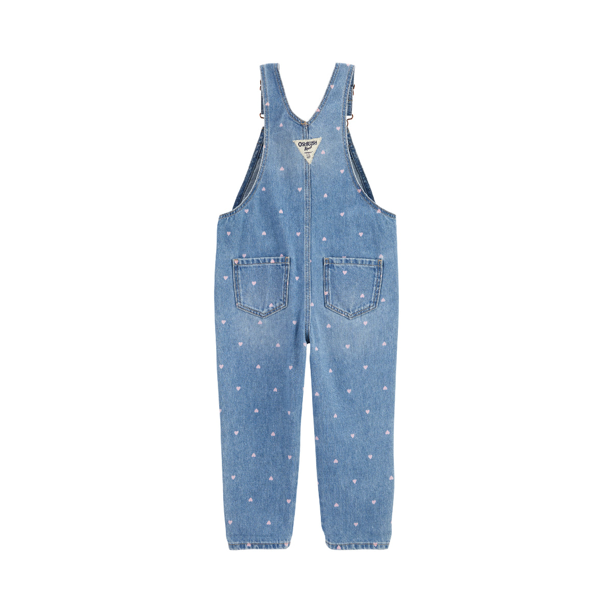 OshKosh light blue love overalls (2T-5T)